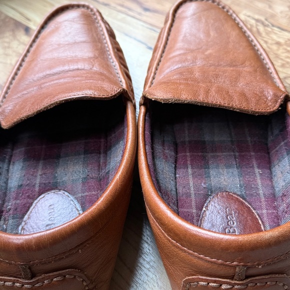 LL BEAN leather mocs slippers men’s 13 excellent - Picture 6 of 8